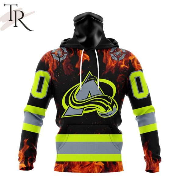 Personalized NHL Colorado Avalanche Special Design Honoring Firefighters Hoodie