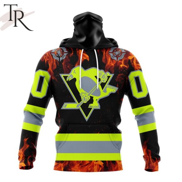 Personalized NHL Pittsburgh Penguins Special Design Honoring Firefighters Hoodie