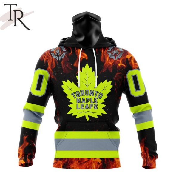 Personalized NHL Toronto Maple Leafs Special Design Honoring Firefighters Hoodie