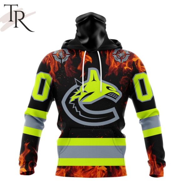 Personalized NHL Vancouver Canucks Special Design Honoring Firefighters Hoodie