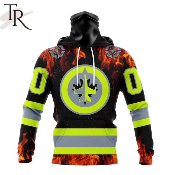 Personalized NHL Winnipeg Jets Special Design Honoring Firefighters Hoodie