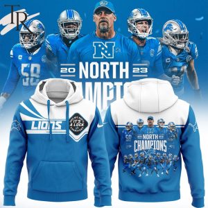 Detroit Lions Champs NFC North It’s A Lock Blue Hoodie, Longpants, Cap