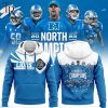 Detroit Lions Heather Gray 2023 NFC North Division Champions Hoodie