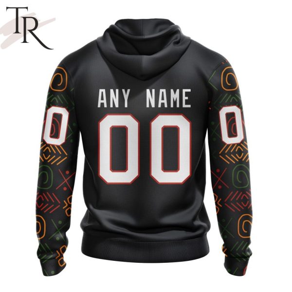 Personalized NHL Calgary Flames Special Design For Black History Month Hoodie