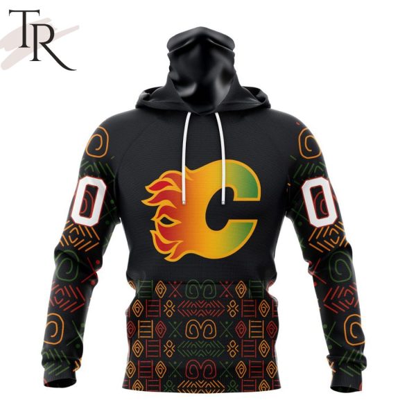 Personalized NHL Calgary Flames Special Design For Black History Month Hoodie