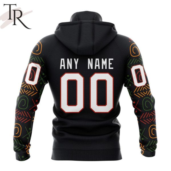 Personalized NHL Calgary Flames Special Design For Black History Month Hoodie