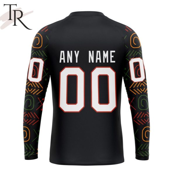 Personalized NHL Calgary Flames Special Design For Black History Month Hoodie