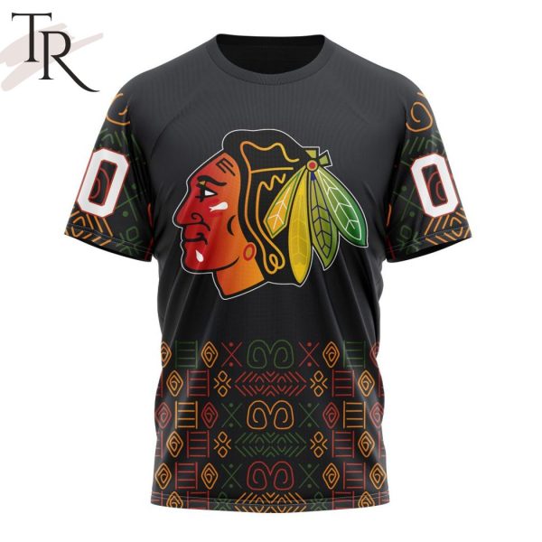 Personalized NHL Chicago Blackhawks Special Design For Black History Month Hoodie