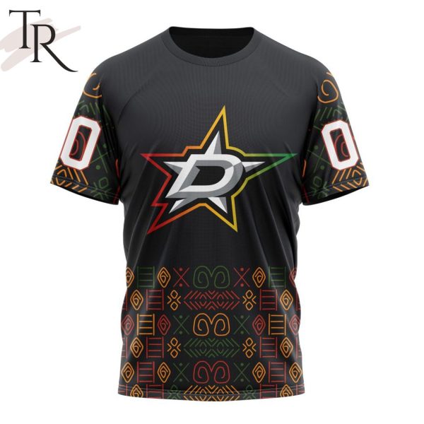 Personalized NHL Dallas Stars Special Design For Black History Month Hoodie