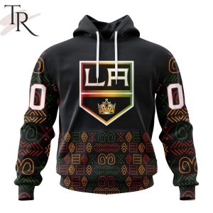 Personalized NHL Los Angeles Kings Special Design For Black History Month Hoodie