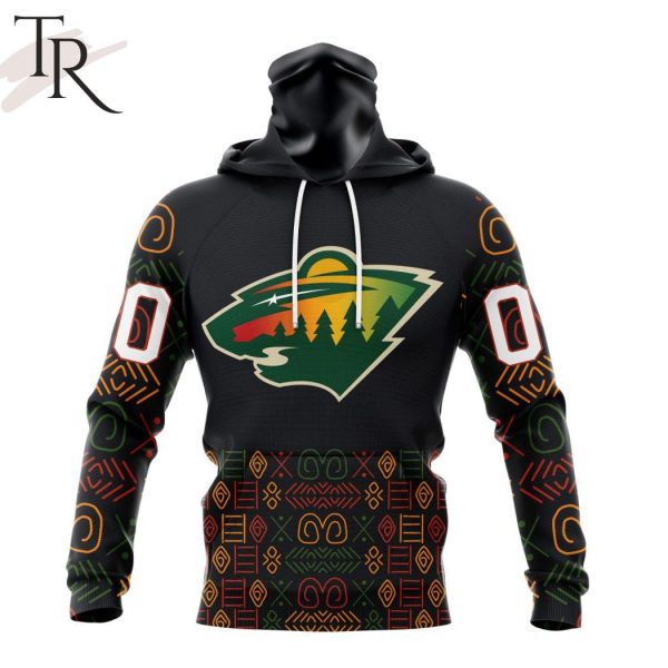 Personalized NHL Minnesota Wild Special Design For Black History Month Hoodie