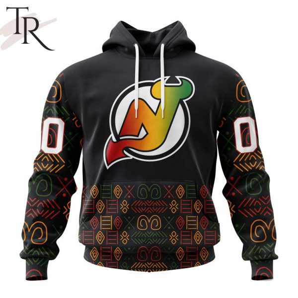 Personalized NHL New Jersey Devils Special Design For Black History Month Hoodie