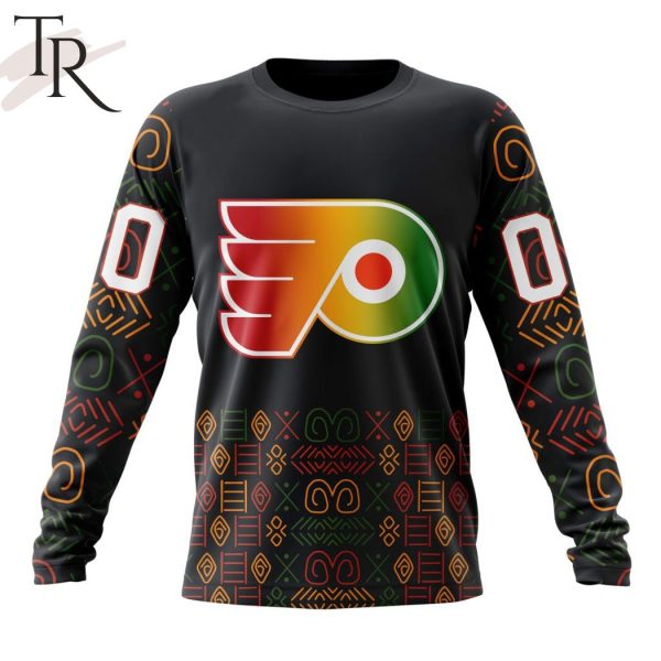 Personalized NHL Philadelphia Flyers Special Design For Black History Month Hoodie