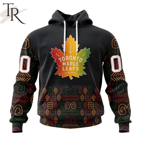 Personalized NHL Toronto Maple Leafs Special Design For Black History Month Hoodie