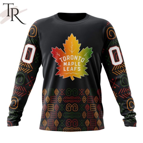 Personalized NHL Toronto Maple Leafs Special Design For Black History Month Hoodie