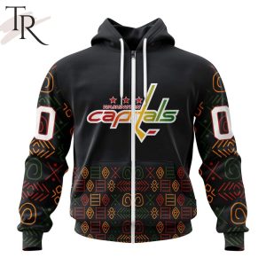 Personalized NHL Washington Capitals Special Design For Black History Month Hoodie