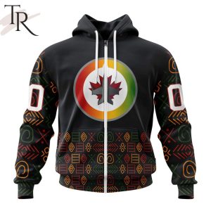 Personalized NHL Winnipeg Jets Special Design For Black History Month Hoodie
