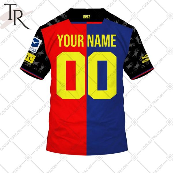 Personalized SwissFB FC Basel Home Jersey Style Hoodie