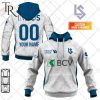 Personalized SwissFB FC Lugano Home Jersey Style Hoodie