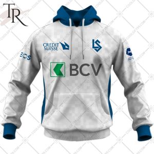 Personalized SwissFB FC Lausanne Sport Home Jersey Style Hoodie