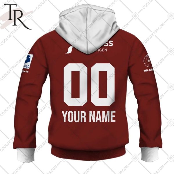 Personalized SwissFB FC Winterthur Home Jersey Style Hoodie