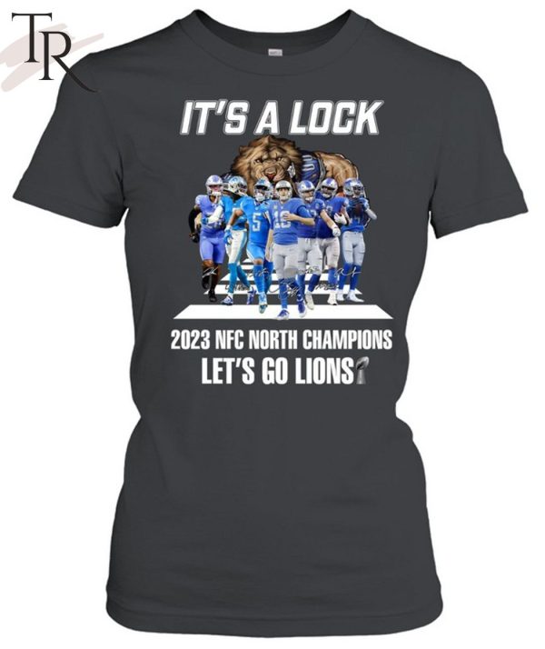 It’s A Lock 2023 NFC North Champions Let’s Go Lions T-Shirt