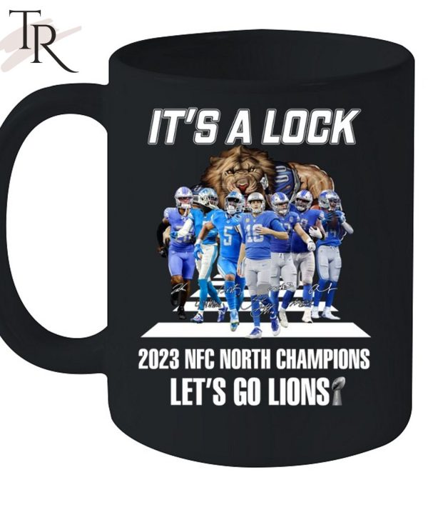 It’s A Lock 2023 NFC North Champions Let’s Go Lions T-Shirt
