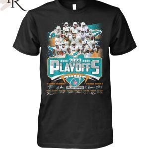 Miami Dolphins 2023 Playoffs Signature T-Shirt