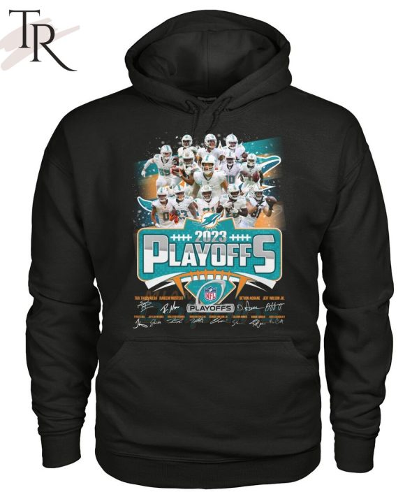 Miami Dolphins 2023 Playoffs Signature T-Shirt