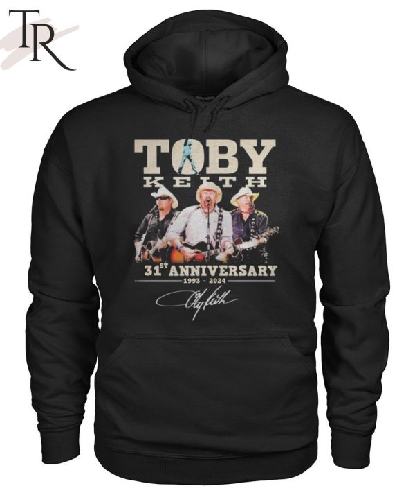 Toby Keith 31st Anniversary 1993 – 2024 Signature T-Shirt