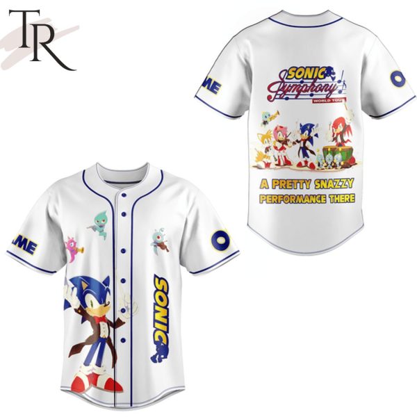Personalized Sonic Symphony A Pretty Snazzy Performance There Baseball Jersey