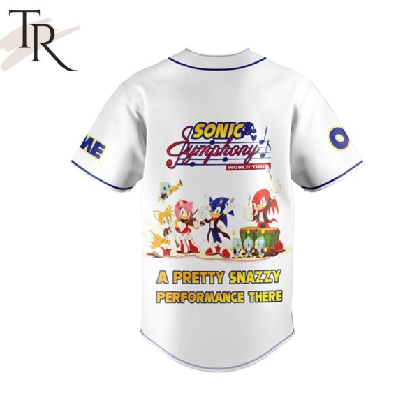 Personalized Sonic Symphony A Pretty Snazzy Performance There Baseball Jersey