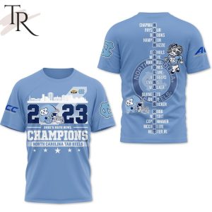 2023 Duke’s Mayo Bowl Champions North Carolina Tar Heels 3D Shirt, Hoodie
