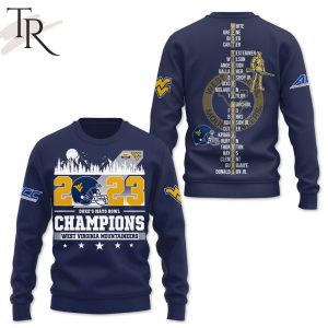 2023 Duke’s Mayo Bowl Champions West Virginia Mountaineers 3D Shirt, Hoodie