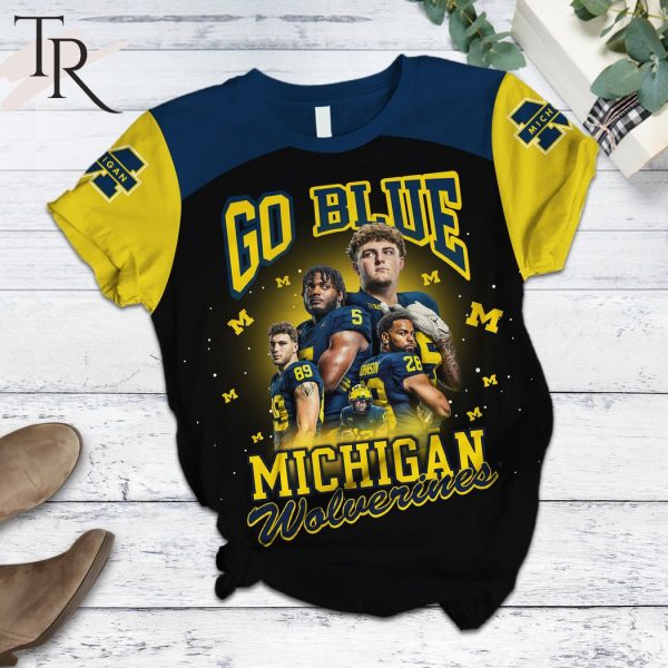 Go Blue Michigan Wolverines Pajamas Set