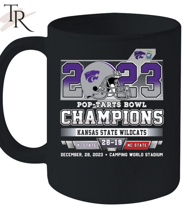 2023 Pop-Tarts Bowl Champions Kansas State Wildcats 29 – 19 NC State Wolfpack December 28, 2023 At Camping World Stadium T-Shirt