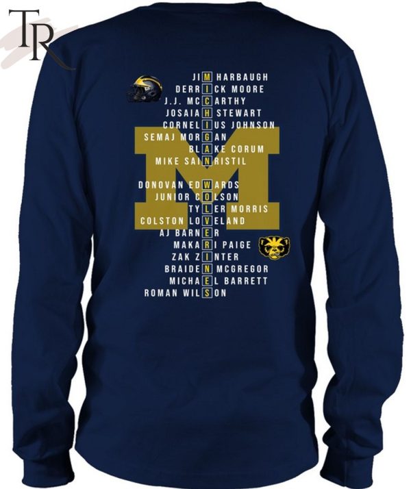 2024 Rose Bowl Game Champions Undefeated 14 – 0 Go Blue Michigan Wolverines T-Shirt