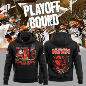 2023 Playoff Round Cleveland Browns Go Browns Hoodie, Longpants, Cap – Black
