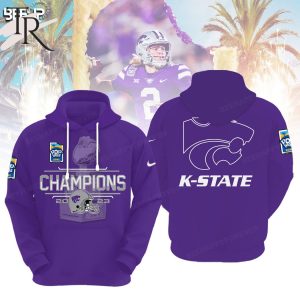NCAA Kansas State Wildcats 2023 Pop-Tarts Bowl Champions Hoodie, Longpants, Cap – Purple