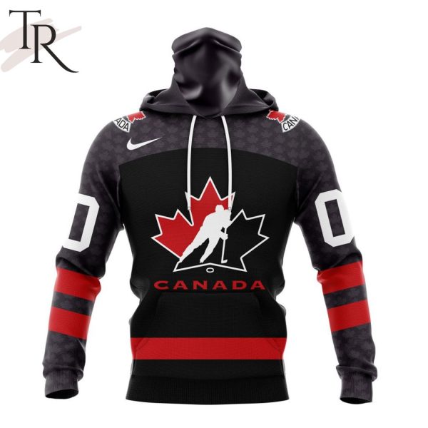 Hockey Canada Personalized Black Kits Hoodie