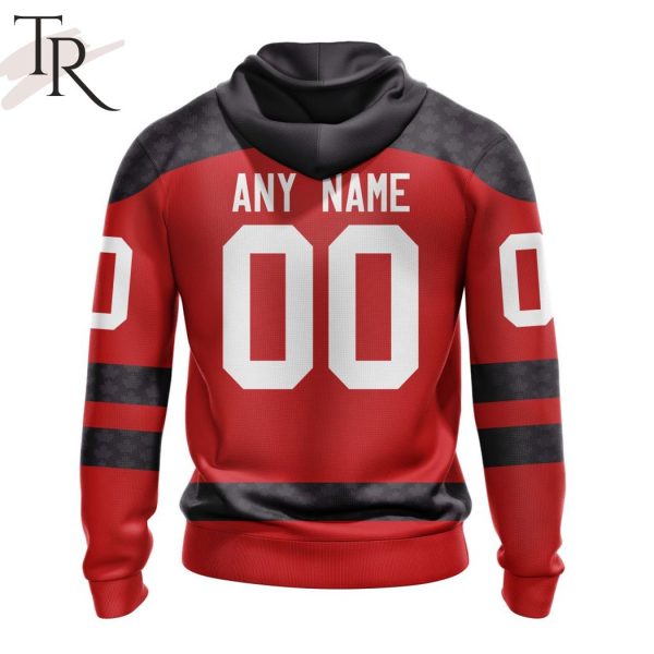 Hockey Canada Personalized Red Kits Hoodie