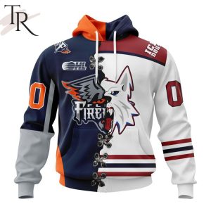 NAHL Fairbanks Ice Dogs Personalized Kits Hoodie