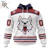 OHL Flint Firebirds Mix NAHL Fairbanks Ice Dogs Personalized Kits Hoodie