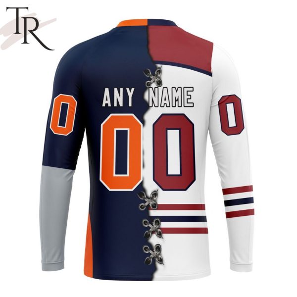 OHL Flint Firebirds Mix NAHL Fairbanks Ice Dogs Personalized Kits Hoodie