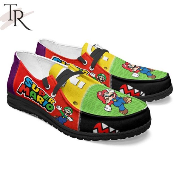 Super Mario Shoes Hey Dude Shoes