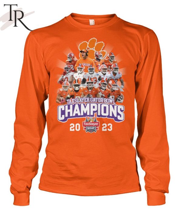 Taxslayer Gator Bowl Champions 2023 Clemson Tigers T-Shirt