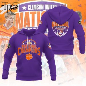 NCAA Division I Men’s Soccer National Champions 2023 Clemson Tigers Hoodie, Longpants, Cap – Purple