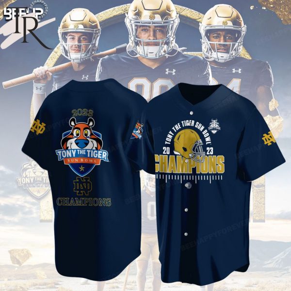 Tony The Tigers Sun Bowl 2023 Champions Notre Dame Fighting Irish Hoodie – Blue