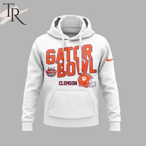 TaxSlayer Gator Bowl Champions Clemson Tigers Football Hoodie – White