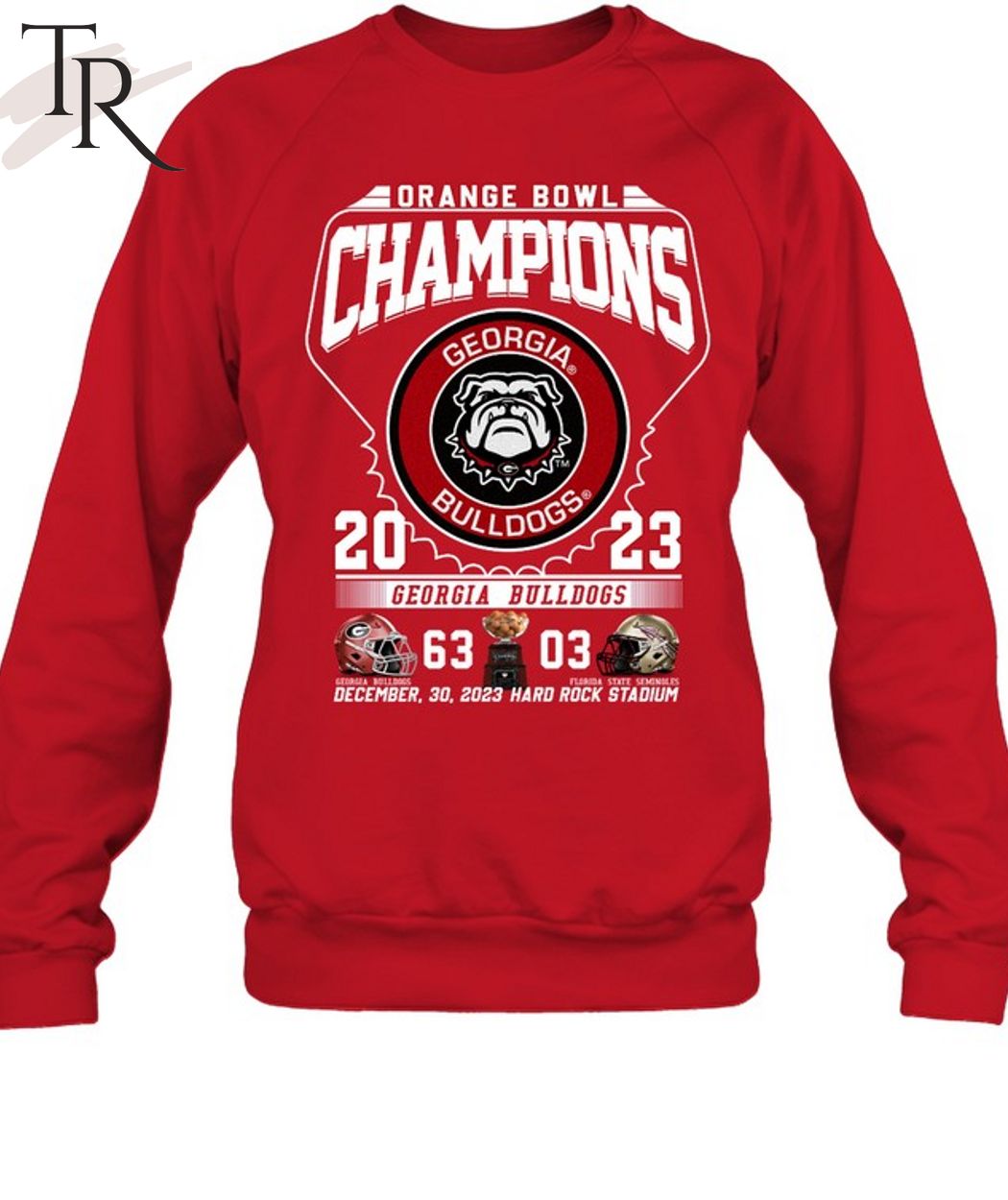 Georgia Bulldogs 2023 Orange Bowl Champs T-Shirt